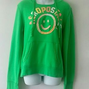 COPY - Aéropostale XL Green Smiley Hoodie